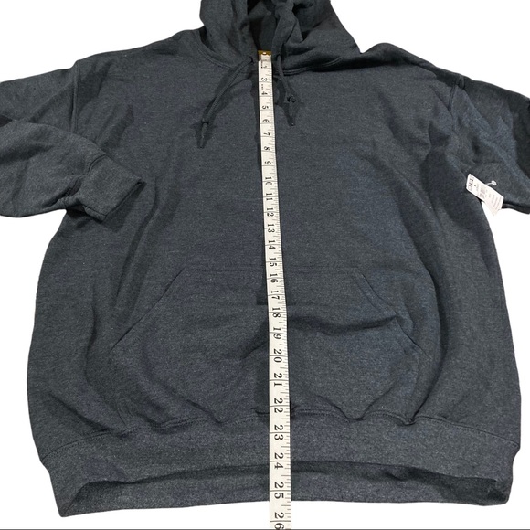 Mens hoodie big 5 new with tags size medium 1 pocket gray long sleeve SKU 173 - Picture 5 of 11